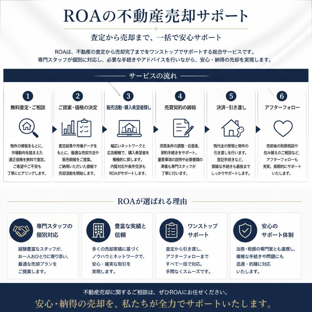 ROAのワンストップサポートについて