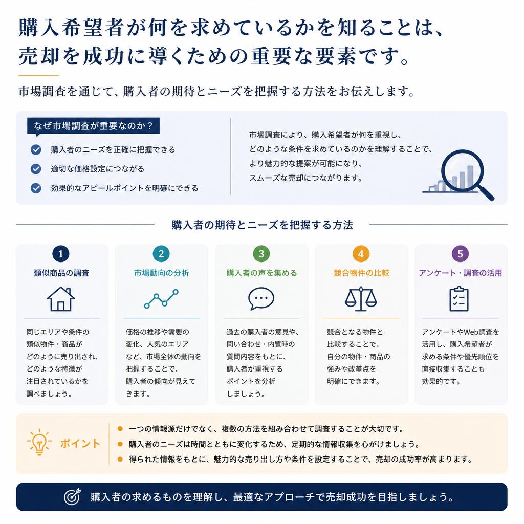 購入希望者のニーズを知る